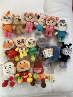 アンパンマン　ビーズぬいぐるみ　15体セット　単品可