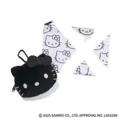 サンリオ ハローキティ ポーチ ブラック オトナミューズ