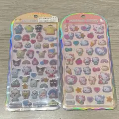 【正規品】コットンパフィーシール　サンリオキャラクターズ　ハローキティ　セット