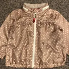 familiar ジャンパー　サイズ80 ベージュ水玉模様 ジャケット