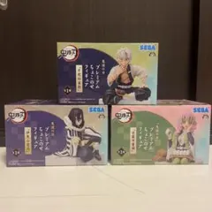 鬼滅の刃 プレミアムちょこのせフィギュア 甘露寺蜜璃 伊黒小芭内 不死川実弥