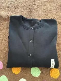 新品 無印良品 スウェットカーディガン 黒