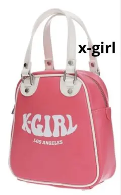 X-girl⭐︎FAUX LEATHER2WAYBOSTON BAG