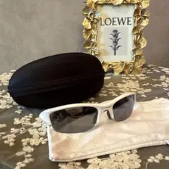 Oakley スポーツサングラス ホワイト/ブラック