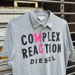 DIESEL ポロシャツ グレー COMPLEX REACTIONのサムネイル
