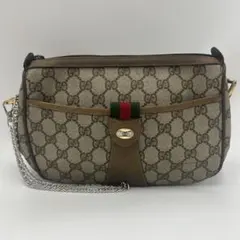 さ*か様 GUCCI オールドグッチ ショルダーバッグ GG柄 - メルカリ