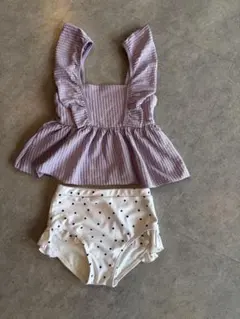 フリル付きセパレート水着 120cm