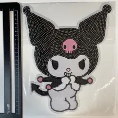 クロミ ワッペン スパンコール のり付き