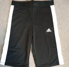 ☆新品☆ADIDAS 黒白ショート 5分丈ボトム L