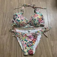 水着 ビキニ 花柄　3点セット