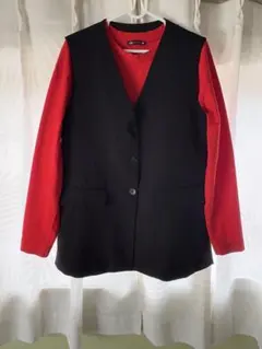 ZARA ZW COLLECTION ブラックフィットベスト - メルカリ