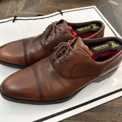 【お正月セール】texcy luxe 革靴 ブラウン ビジネスシューズ/27cm