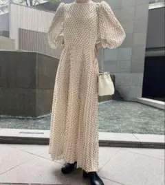 【当日発送】Acka. dot pleats one-piece サイズ2