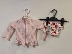 ラッシュガードとパンツのセット 90cm ドキンちゃん　アンパンマン
