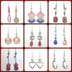 フックピアス 大量 お得 9ペアセット まとめ売り 在庫処分2