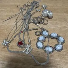 シルバーアクセサリーセット - メルカリ