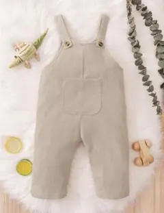 ベビー　70サイズ　オーバーオール　ロンパース　コーデュロイ