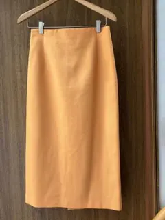 新品同様LOUNIEオレンジ タイトスカートのサムネイル