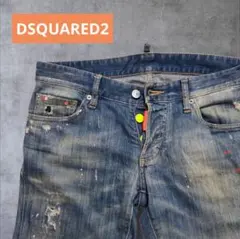 ディースクエアード DSQUSRED2 ダメージ加工 デニムパンツ 44サイズ