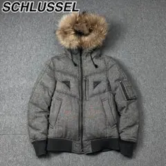 SCHLUSSEL ファー付き ダウンジャケット y2k アーカイブ シュリセル