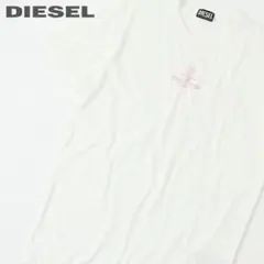 DIESEL Tシャツ ホワイト ロゴプリント クルーネックのサムネイル