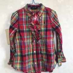 ラルフローレン　フリルシャツ　120