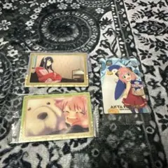 SPY×FAMILY アーニャ ヨル ボンド カード3枚セット 新品未開封