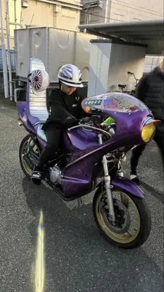 カワサキバリオス2 族車仕様　実働のサムネイル