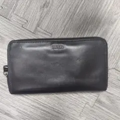DIESEL 長財布 ブラック ラウンドファスナー