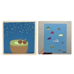 kiyo様　２枚セット　原画　【キウイとキーウィ】　　【プカプカくだもの】 kiyo様 2枚セット 原画 【キウイとキーウィ】 【プカプカくだもの