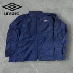 【I9】90s UMBROアンブロナイロンジャケットネイビー