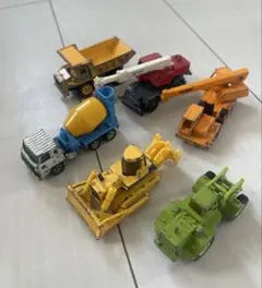 ミニカー(働く車 6台セット) TOMICA TOMY