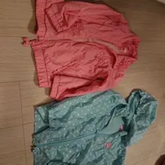 限定値下ミキハウス ニットプランナー ウインドブレーカー 110 水色 ピンク