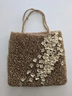 アンテプリマ ワイヤーバッグ フィオーリ ゴールド お花モチーフ
