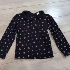 GAP 長袖カットソー 花柄 ネイビー 5years