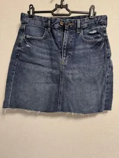 H＆M ダークブルー デニムスカート