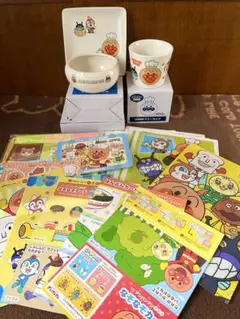 アンパンマンクラブ すかいらーく 食器セット ガスト カップ オリジナル角平皿