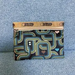 LeSportsac 幾何学模様 ポーチ レスポート