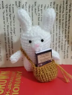 ハンドメイド　あみぐるみ　うさぎのサムネイル