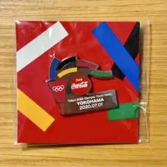 【未開封】東京2020聖火リレーYOKOHAMAピンバッジ ＋公式記念ピンバッジ