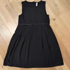 冠婚葬祭 ノースリーブワンピース 黒 150