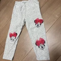 Disney ミニーマウス レギンス 2T グレー