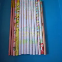 女の子向け　キャラクター鉛筆2B 14本セット