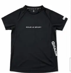 GIRAUDM 半袖スポーツTシャツ S ブラック サッカー練習着のサムネイル
