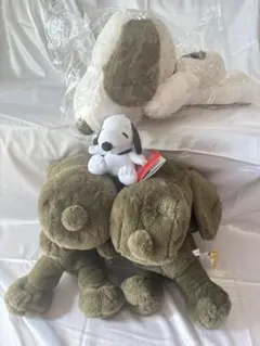＊スヌーピー BIGぬいぐるみ 4点セット