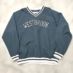 WESTBROOK Vネックナイロンジャケット