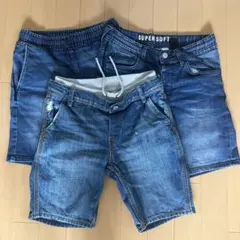 C*7様 キッズデニムハーフパンツ3点セット H&M2点 Gap