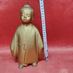 米治一 青銅 鋳物 置物 「無我童子」 インテリア 高岡銅器 - メルカリ