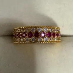遺品整理 金 K18 2.15ct 刻印 ダイヤモンド ゴールド リング