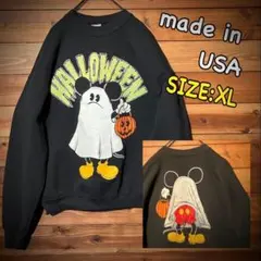 超レア　disney ミッキー ハロウィン　スウェット　XL トレーナー